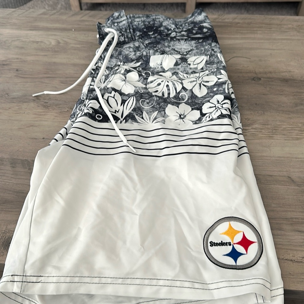 Pittsburgh Steelers swim board shorts